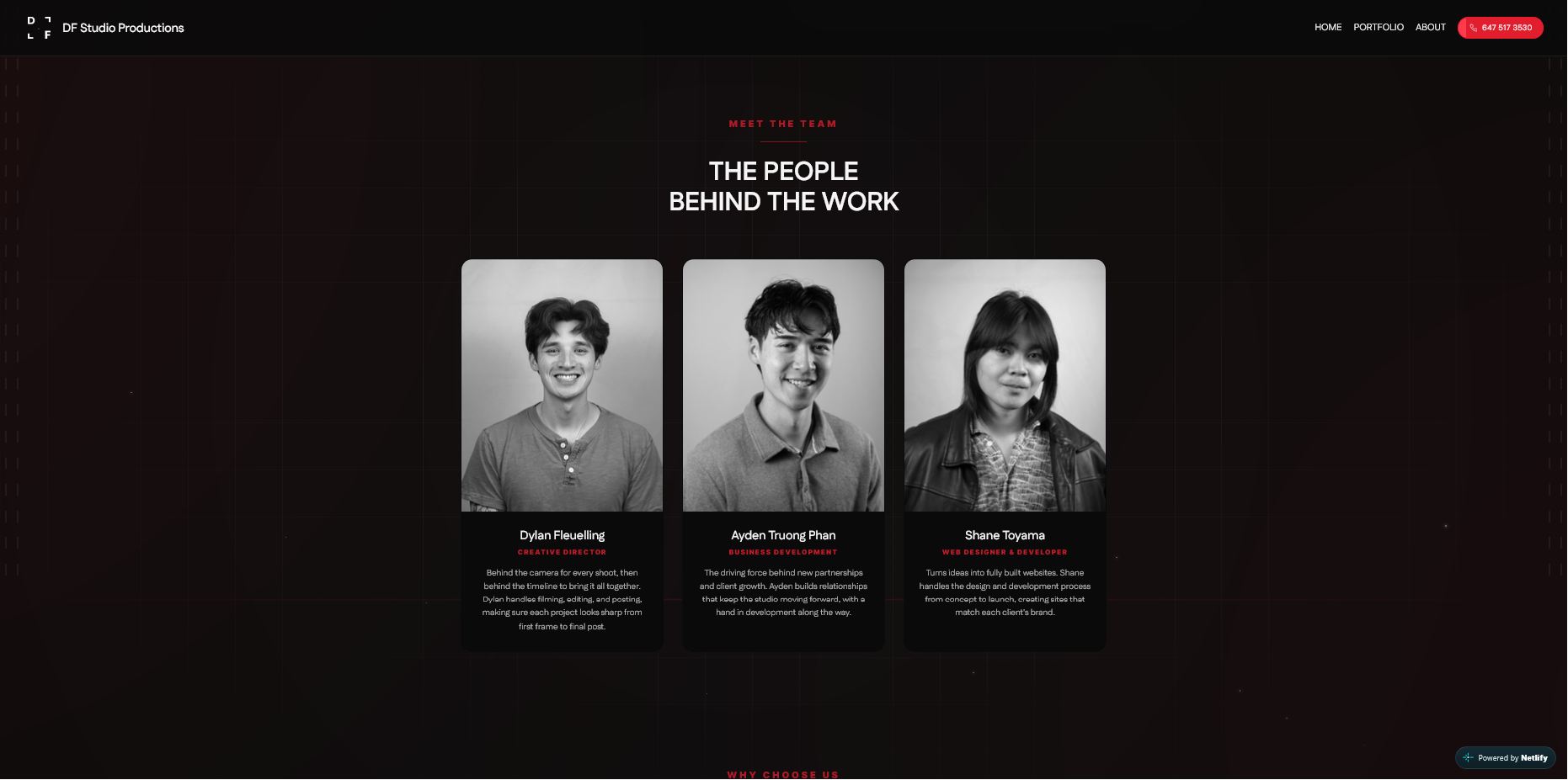 Full homepage view